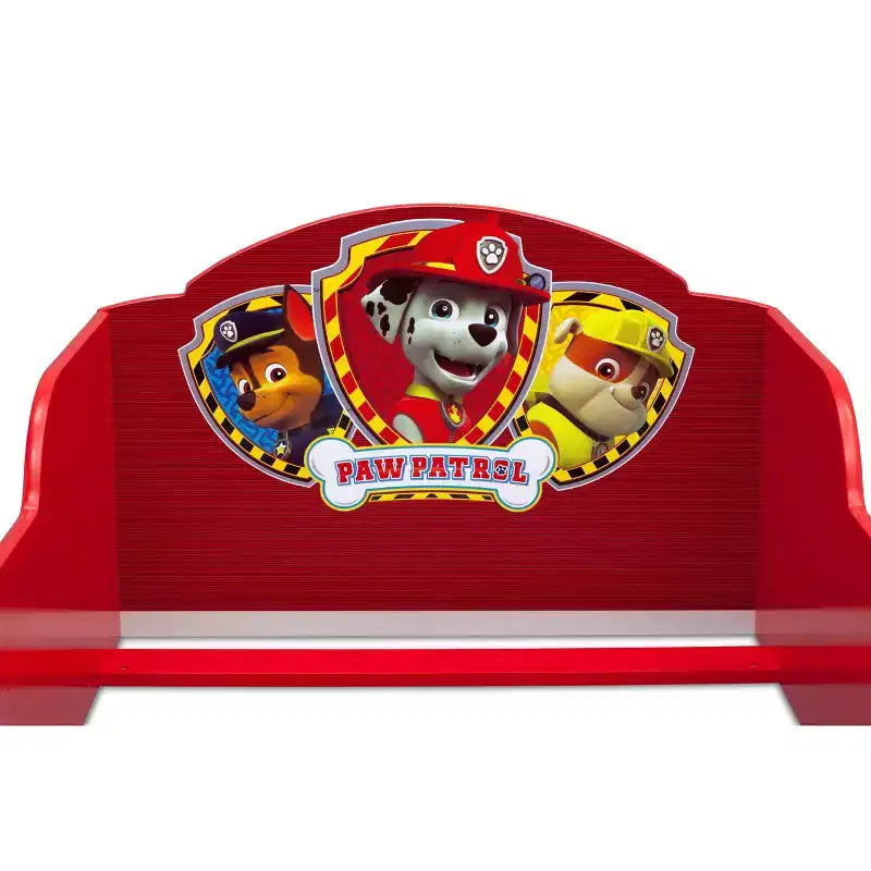 Lit d'enfant en bois pour tout-petits -: Lit d'enfant multicolore, cadre en plastique