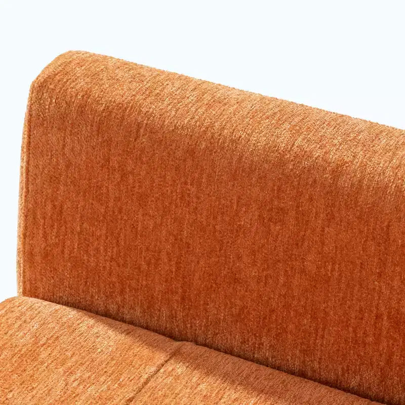 Fauteuil d'appoint en chenille fine pour salon, fauteuil de lecture avec revêtement doux et coussin, fauteuil avec pieds en bois massif pour salon, chambre à coucher