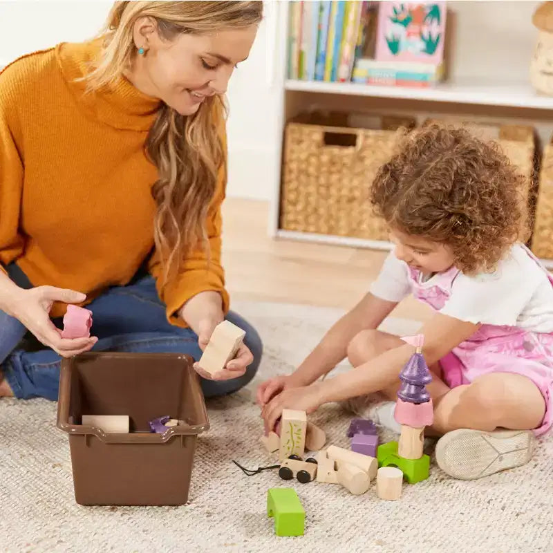 Meuble de rangement mobile à 12 casiers et 15 bacs frontaux, 3x4, Meuble pour enfants