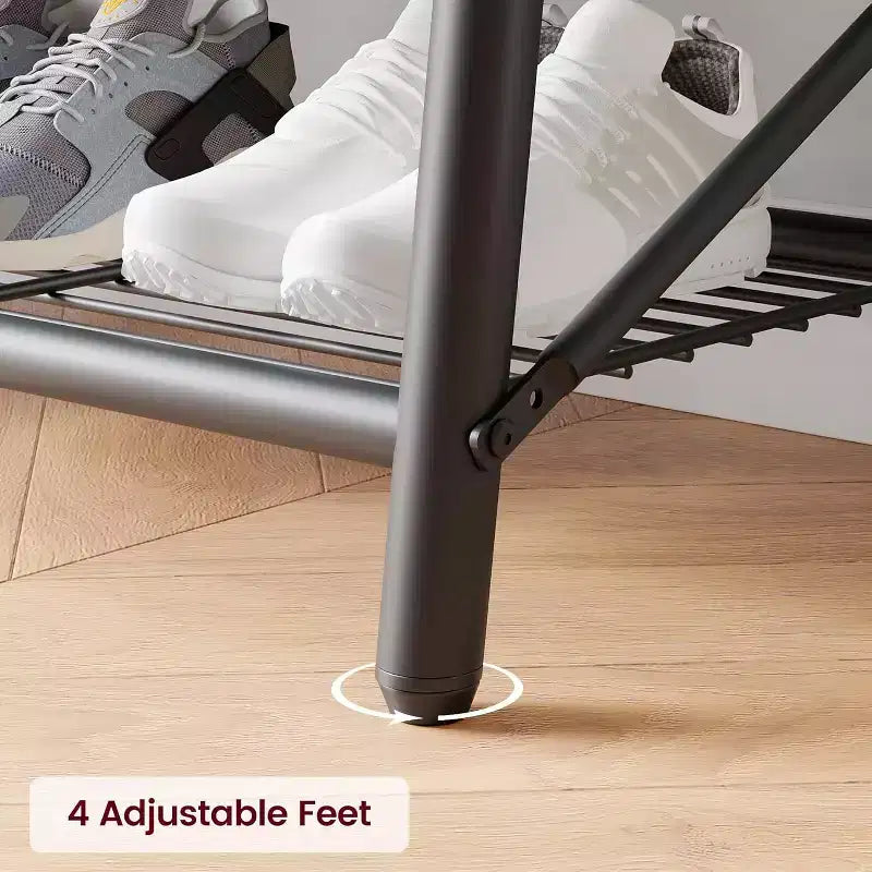 Portemanteau 4-en-1 avec banc et rangement à chaussures