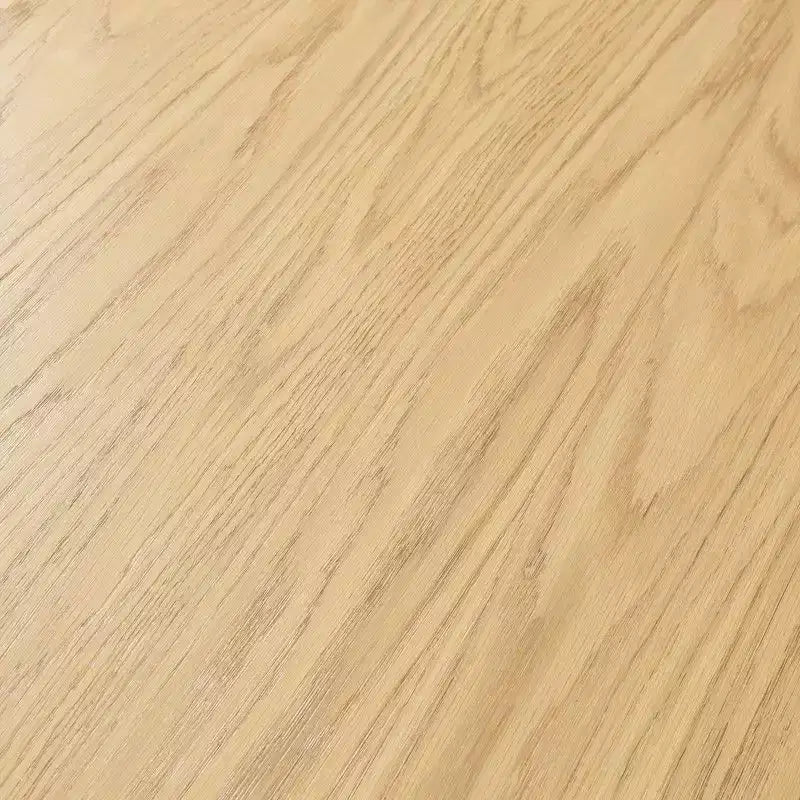 Table de salle à manger ronde en bois massif de 152,4 cm de haut pour 6-8 personnes avec plateau et base cylindrique pour salon/salle à manger/café/bureau, couleur naturelle