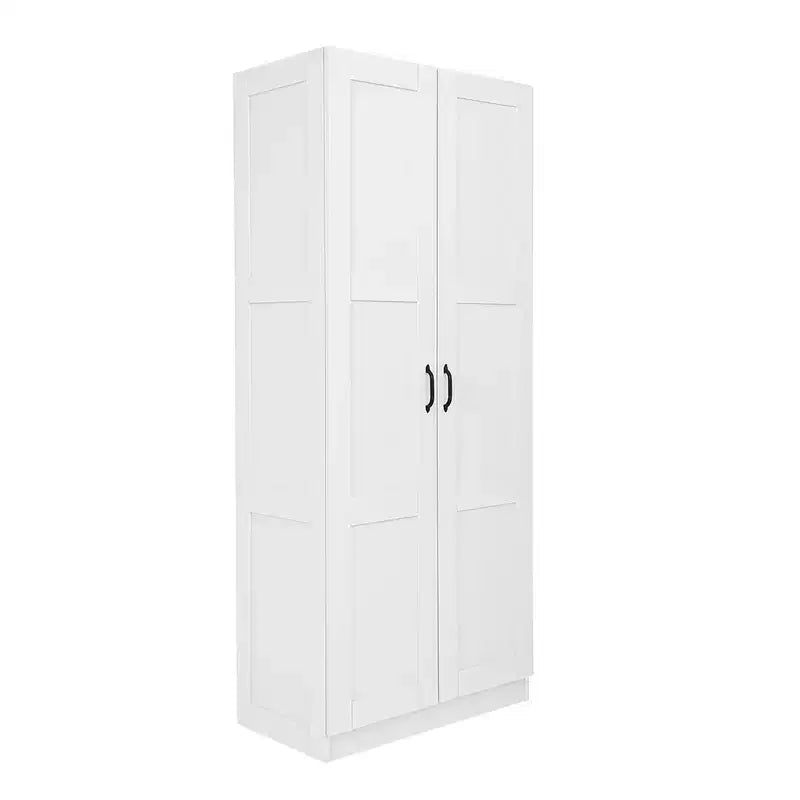 Armoire autoportante à 5 étagères en bois de 76,2 cm l x 180,3 cm H x 40,6 cm P