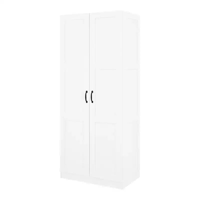 Armoire autoportante à 5 étagères en bois de 76,2 cm l x 180,3 cm H x 40,6 cm P