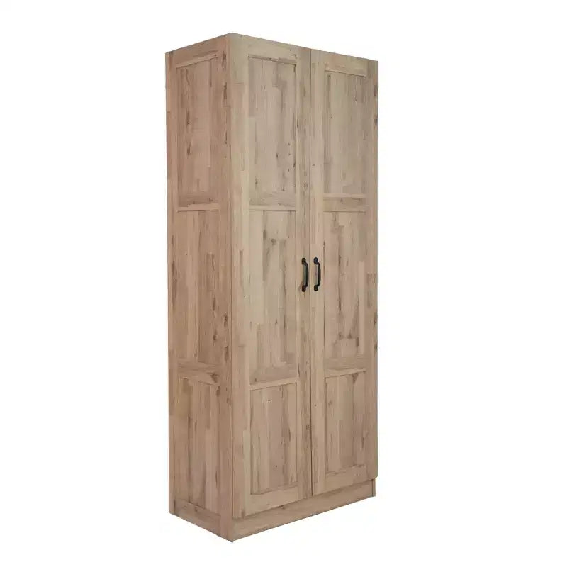 Armoire autoportante à 5 étagères en bois de 76,2 cm l x 180,3 cm H x 40,6 cm P