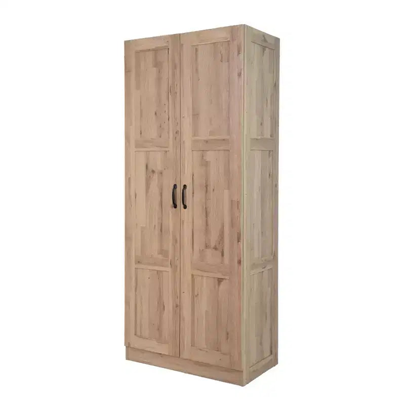 Armoire autoportante à 5 étagères en bois de 76,2 cm l x 180,3 cm H x 40,6 cm P