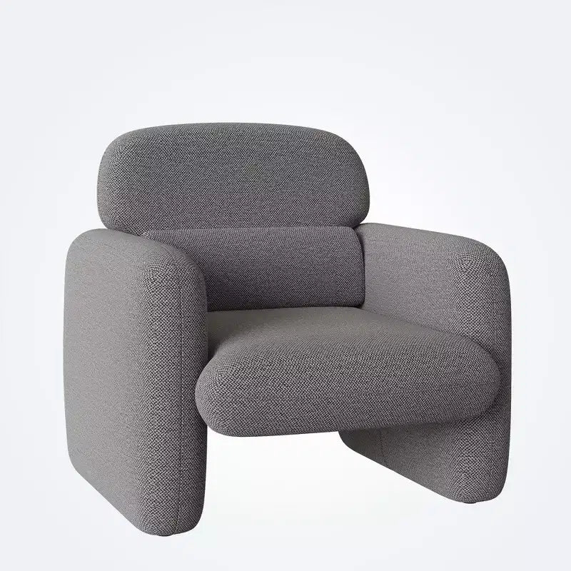 Chaise de style moderne, fauteuil de salon individuel, cadre en bois, design ergonomique, adaptée au salon, à la chambre, à l'appartement