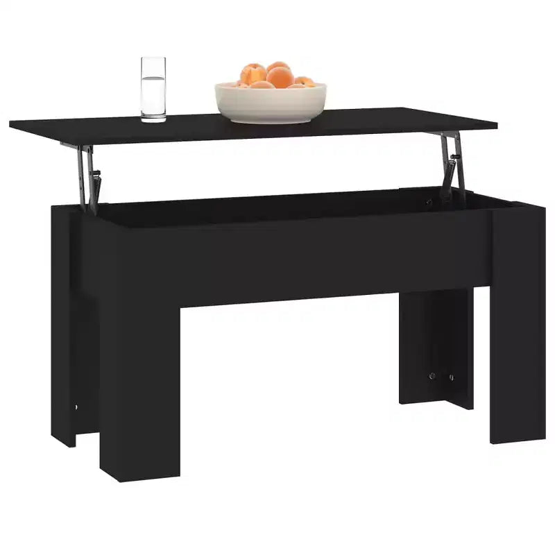 Table basse Bois d'ingénierie noir Standard Accoudoirs réglables