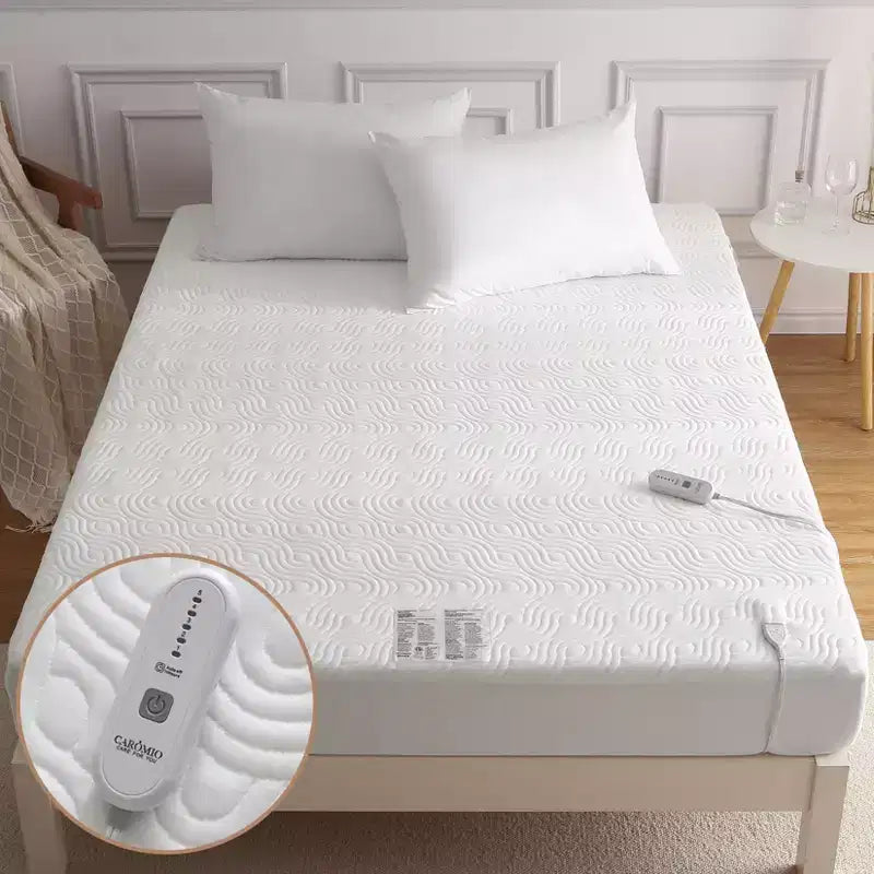 Surmatelas chauffant intégral – Surmatelas à couche d'air, poches profondes de 46 cm, 137x190