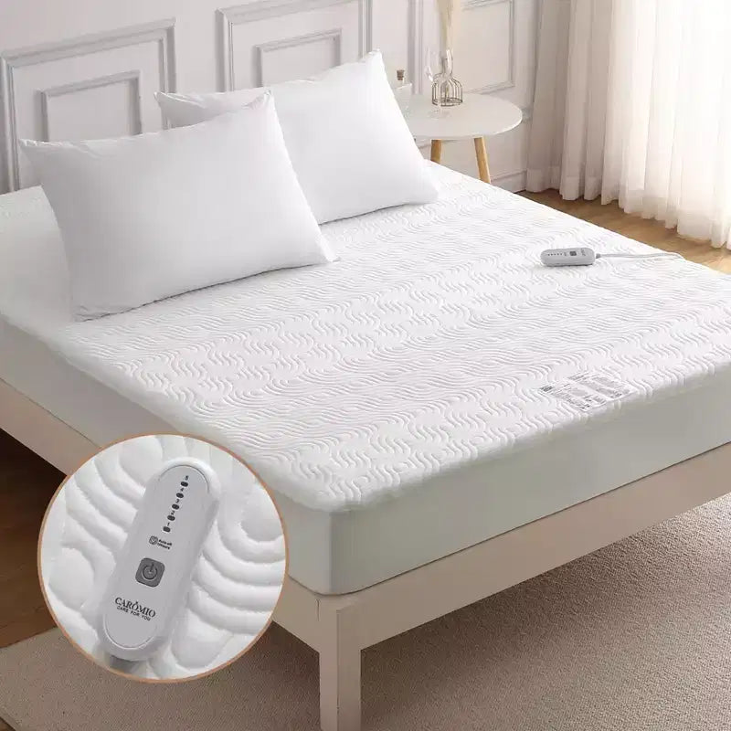 Surmatelas chauffant intégral – Surmatelas à couche d'air, poches profondes de 46 cm, 137x190