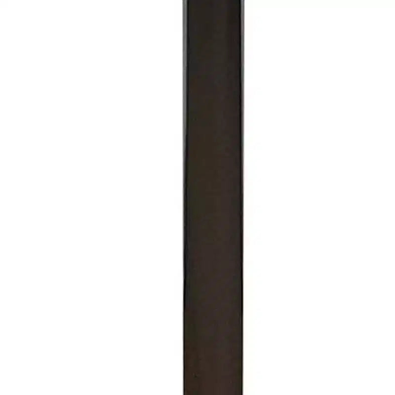 Table à manger ronde à plateau en bois et métal blanc et argenté sur pied central, 36