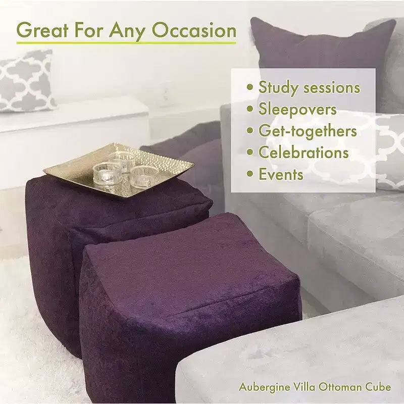 Tours de poufs cubiques