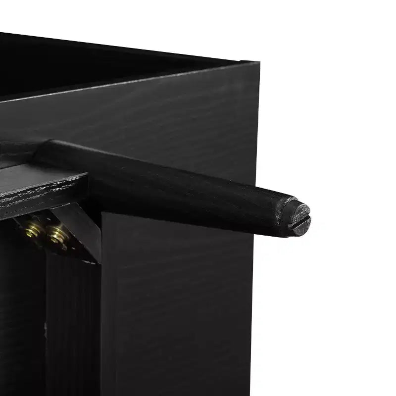 Grand meuble console de rangement de disques