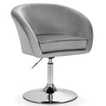 Chaise de bar moderne en velours réglable en hauteur avec siège pivotant pour maquillage